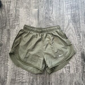 Nike Women's XS Olive Green Running Shorts